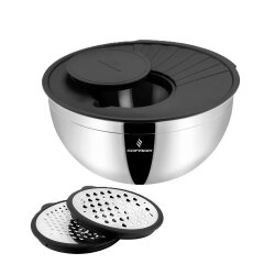 5 Parça Kapaklı Karıştırma Kabı & Mayonez Tenceresi 22 cm - Sofram