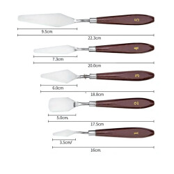 5'li Spatula Palet Seti - Pasta ve Hamur İçin - 2