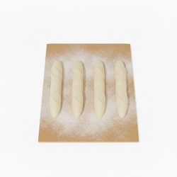 Baget Ekmek Mayalama Pasası & Tahtası 40x60 cm - DincKitchen