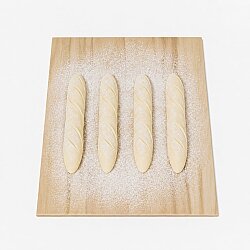 Ahşap Baget Ekmek Mayalama Pasası 40x60 cm - DincKitchen