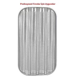 Delikli Alüminyum Baget Ekmek Tepsisi GN 1/1 32×53 cm 