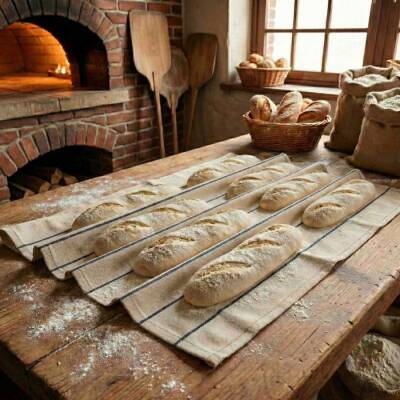 Extra Kalın Baget Mayalama Bezi 55x150 cm - 1