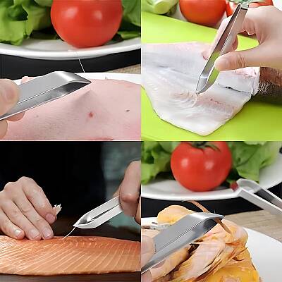 Balık Kılçık Temizleme Cımbızı 11,6 cm Paslanmaz Çelik - 3