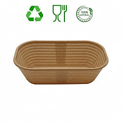 Oval Bio Ekmek Hamur Mayalama Sepeti 22x13,5x8,5 cm - 2
