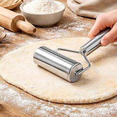 Paslanmaz Çelik T Saplı Hamur Açma Merdanesi 19 cm - 4