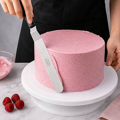 Pasta Paleti 304 Krom Esnek Kıvrık Oval Uçlu 26 cm - 3
