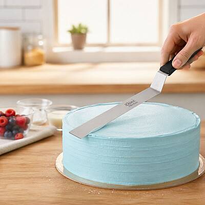 Pasta Paleti 304 Krom Esnek Kıvrık Küt Uçlu 20 cm - 3