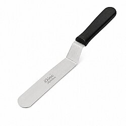 Pasta Paleti Paslanmaz Çelik Esnek Kıvrık Oval Uçlu 20 cm - 1