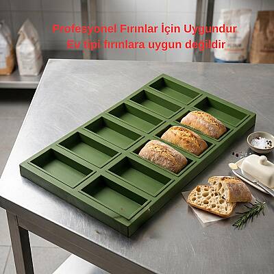 Profesyonel Ciabatta Ekmek Tavası & Tepsisi - 3