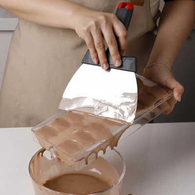 Çikolata Kazıyıcı & Temperleme Spatulası 24x22 cm - 4