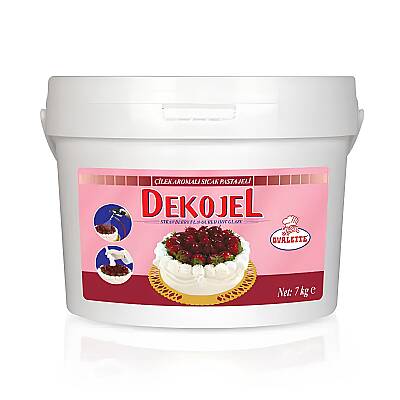 Dekojel Çilek Aromalı Sıcak Pasta Jeli 7 kg - 1