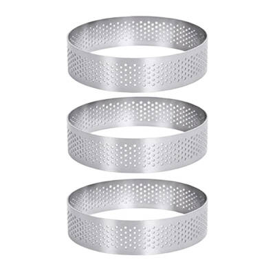 Delikli Tart Kalıbı 9 cm 3 adet - 1