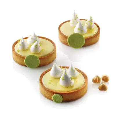 Silikomart Delikli Tart Kalıbı 8x2 cm - 31