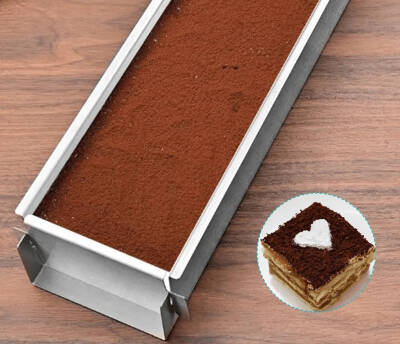 Dikdörtgen Tiramisu Pasta Kek Brownie Kalıbı 35 cm - 2