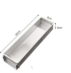 Dikdörtgen Tiramisu Pasta Kek Brownie Kalıbı 40 cm - 2