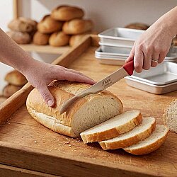 Paslanmaz Çelik Dişli Ekmek Bıçağı 18 cm - 4