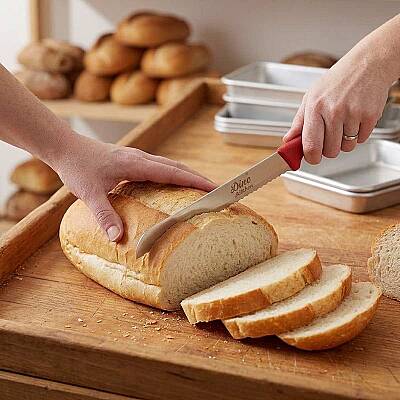 Paslanmaz Çelik Dişli Ekmek Bıçağı 18 cm - 4