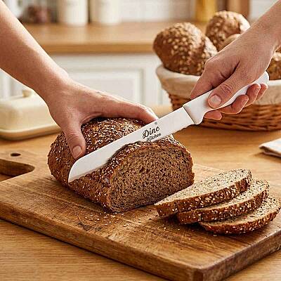 Paslanmaz Çelik Dişli Ekmek Bıçağı 18 cm - 4