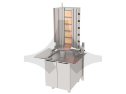 Döner Makineleri Duvara Monteli - ATALAY MUTFAK