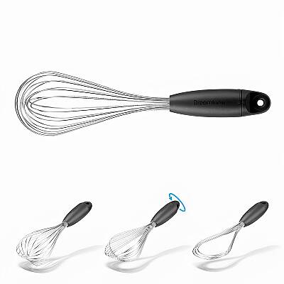 Dreamfarm Flisk Premium 3 Fonksiyonlu Çelik Çırpma Teli 29,5 cm - 2