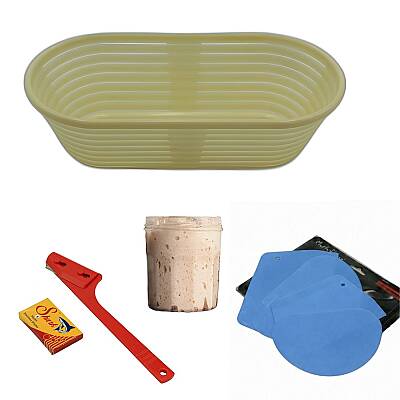 Ekmek Yapım Seti 26 cm Oval Sepetli 100 gr Ekşi Mayalı - 2