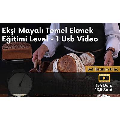 Ekşi Mayalı Temel Ekmek Eğitimi Level - 1 Usb Video - 1