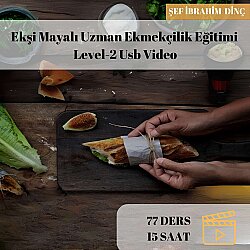 Ekşi Mayalı Uzman Ekmekçilik Eğitimi Level-2 Usb Video - MUTFAK KİTAP
