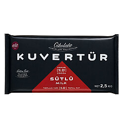 Elit Sütlü Kuvertür Çikolata %33 Kakao - ELİT