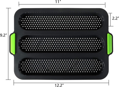 Ev Tipi Silikon Baget Ekmek Pişirme Kalıbı - 1