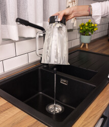 Evye İçi Bardak Biberon Blender Mikser Ön Yıkama Aparatı İçin Derin Kap Yıkama Çubuğu - Gastronize