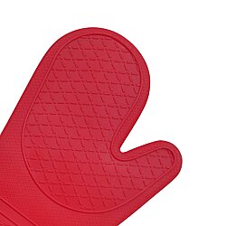 Tekli Kırmızı Silikon Fırın Eldiveni (42 cm) - 3