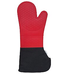 Tekli Kırmızı Silikon Fırın Eldiveni (42 cm) - EPİNOX (1)