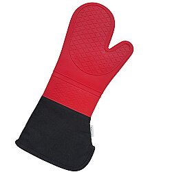 Tekli Kırmızı Silikon Fırın Eldiveni (42 cm) - EPİNOX