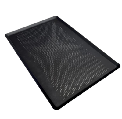 İtalyan Açılı Fırın Tepsisi Delikli Teflon 1/1 Gastronom - 1