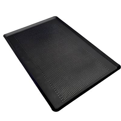 İtalyan Açılı Gastronom Delikli Teflon Fırın Tepsisi – 32,5x53x1 cm - 1