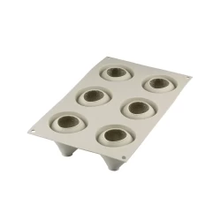 Silikomart Silikon Pasta & Kek Kalıbı Fragole e panna 3D Çilek - 2