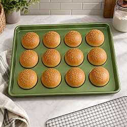 Hamburger Ekmek Tepsisi Teflon 40x60 cm - 2