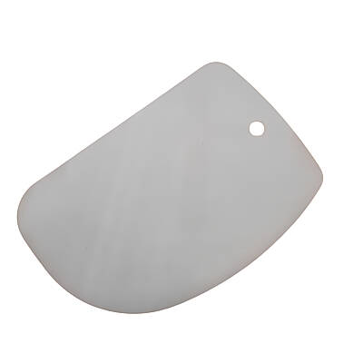 Plastik Hamur Kazıyıcı Beyaz 11,5x8 cm - 1