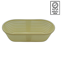 Oval Ekmek Hamur Mayalama Sepeti 26x12x7,5 cm - DincKitchen