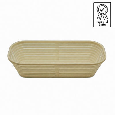 Oval Ekmek Hamur Mayalama Sepeti 30x13,5x8,5 cm - 1