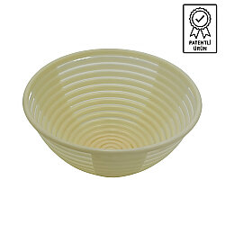 Yuvarlak Ekmek Hamur Mayalama Sepeti 20x8 cm - DincKitchen