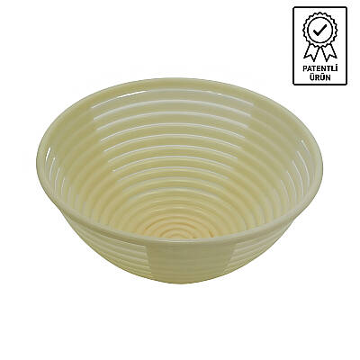 Yuvarlak Ekmek Hamur Mayalama Sepeti 20x8 cm - 1