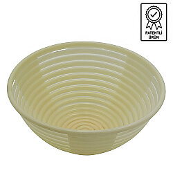 Yuvarlak Ekmek Hamur Mayalama Sepeti 22x9 cm - DincKitchen