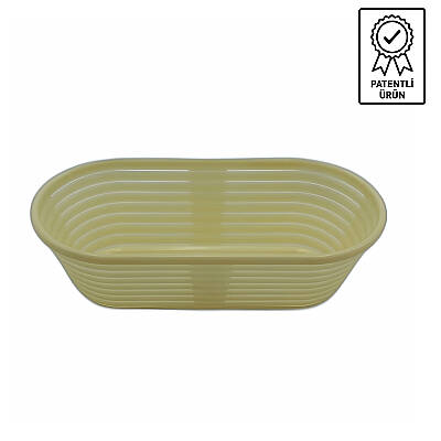Oval Ekmek Hamur Mayalama Sepeti 32,5x15x9 cm - 1