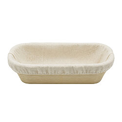 Oval Ekmek Hamur Mayalama Sepeti Bezli 30x13,5x8,5 cm - 2