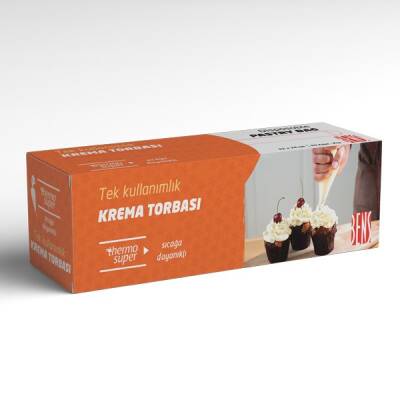 Bens Isıya Dayanıklı Turuncu Krema Şanti Torbası - 1