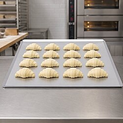 İtalyan Açılı Alüminyum 1/1 Gastronom Fırın Tepsisi 32,5×53 cm - 3