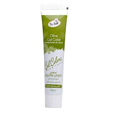 Jel Gıda Boyası Tüp 50 gr Zeytin Yeşili - 1