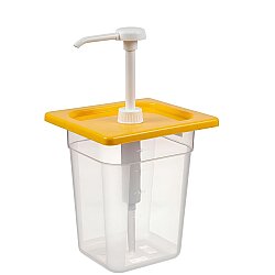 Kare Kilitli Mayonez Pompası 2,5 Lt - BORA PLASTiK