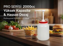 Ketçap Şişesi Pompalı 2000 cc - BORA PLASTiK (1)